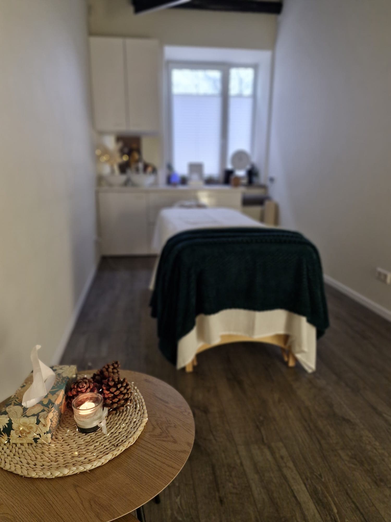 JJ Masažai studijos interjeras